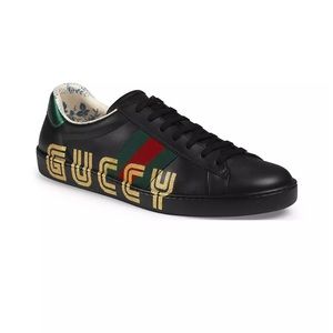 Gucci Ace Sneaker With Guccy Print